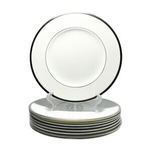 Wedgwood “Carlyn” Set of 9 Bone China Salad Plates 8 1/8”